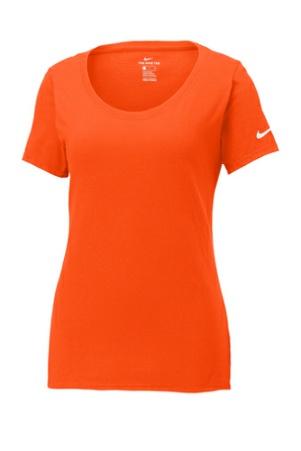 Ladies Core Cotton Scoop Neck Tee