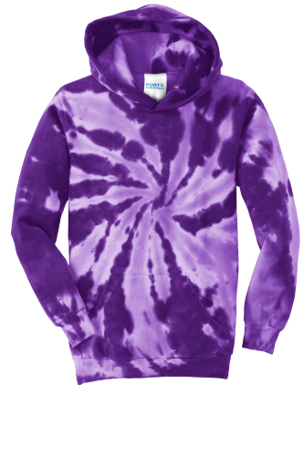 Port & Company Youth Essential Tie-Dye Pullover Hooded Sweatshirt