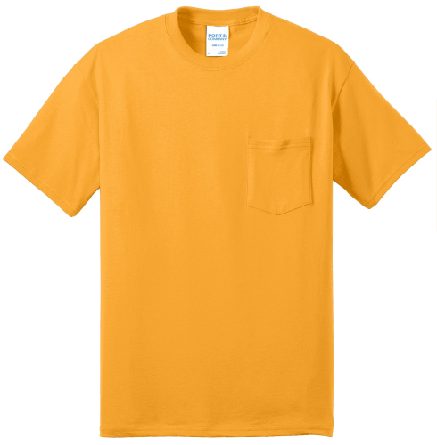 Port & Company 50/50 Cotton/Poly T-Shirt with Pocket