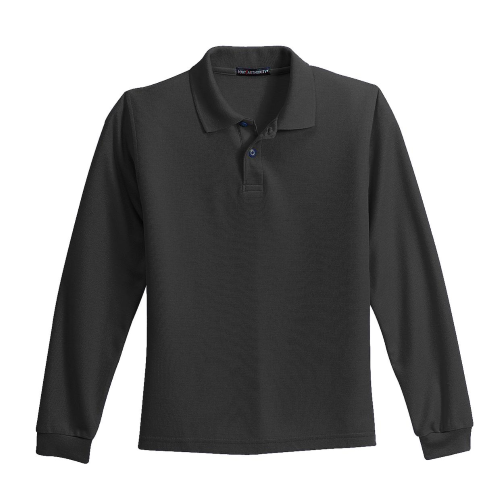 Youth Long Sleeve Silk Touch Polo